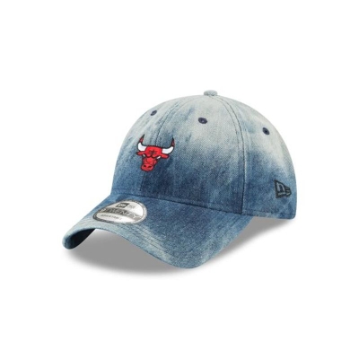 Sapca New Era Chicago Bulls NBA Denim Wash Out 9TWENTY Adjustable - Albastri